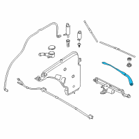 OEM BMW 328i GT xDrive WIPER ARM, DRIVER'S SIDE Diagram - 61-61-9-465-078