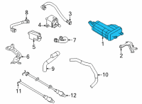 OEM Toyota GR86 Vapor Canister Diagram - SU003-10557