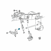 OEM 2003 Ford Explorer Sport Lower Control Arm Rear Bushing Diagram - F57Z-3069-CA