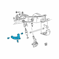 OEM 2005 Ford Explorer Sport Trac Lower Control Arm Diagram - 7L5Z-3078-A