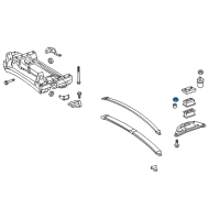 OEM Jeep Gladiator Nut-HEXAGON FLANGE Lock Diagram - 6104718AA