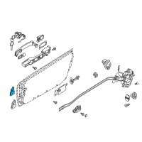 OEM Infiniti Hinge Assy-Front Door Diagram - 80401-AM800