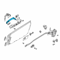OEM Infiniti G35 Grip-Outside Handle Diagram - 80640-CM48A