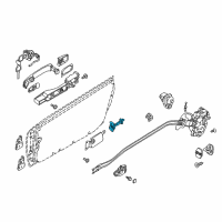 OEM Nissan Link-Door Stopper Diagram - 80430-CD000