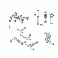 OEM 2015 Chevrolet Traverse Bracket Bolt Diagram - 11589273