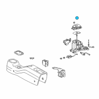 OEM 2003 Toyota MR2 Spyder Shift Knob Diagram - 33504-53020