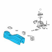 OEM Toyota Console Diagram - 58801-17140-C0