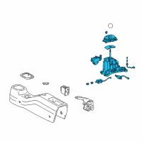 OEM Toyota MR2 Spyder Shifter Diagram - 33530-17140