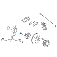 OEM GMC Wheel Stud Diagram - 11571001