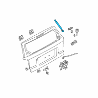 OEM 2001 Ford Escape Support Cylinder Diagram - 6L8Z-78406A10-A