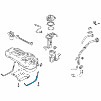 OEM Hyundai Tucson Band Assembly-Fuel Tank Diagram - 31210-2S000