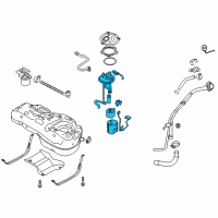 OEM Kia Sportage Fuel Pump Complete Diagram - 311102S500