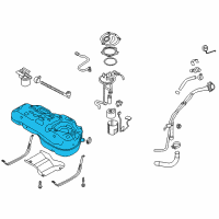 OEM Kia Sportage Fuel Tank Assembly Diagram - 311502S500