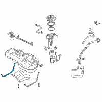 OEM Hyundai Tucson Band Assembly-Fuel Tank RH Diagram - 31211-2S000