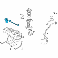 OEM 2012 Hyundai Tucson Tube Assembly-Cut Valve & Vapor Diagram - 31143-2S500