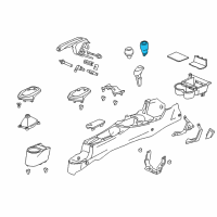 OEM 2014 Honda CR-Z Knob, Change Lever *NH167L* (GRAPHITE BLACK) Diagram - 54102-TL0-G02ZA