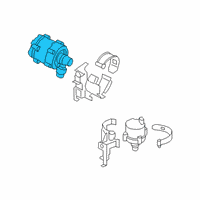 OEM 2017 BMW 740e xDrive Electric Coolant Water Pump Diagram - 11-51-8-638-237