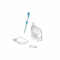 OEM Hyundai Oil Level Gauge Diagram - 46580-39410