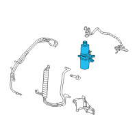 OEM Chevrolet Silverado 1500 Power Steering Pump Diagram - 15270264