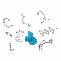 OEM Ford Turbocharger Diagram - FR3Z-6K682-D