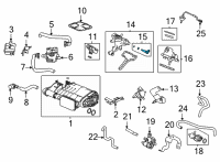 OEM Honda Civic Valve Assembly, Pcv Diagram - 17130-RPY-G01