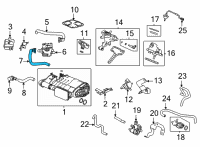 OEM Acura TLX TUBE ASSY., DRAIN Diagram - 17372-TGZ-A01