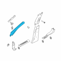 OEM 2012 Ford Taurus Windshield Pillar Trim Diagram - AG1Z-5403598-AA