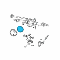 OEM Dodge Ram 1500 Gasket-Rear Cover Diagram - 5086777AA