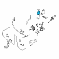 OEM 2017 Nissan Frontier Tank Assy-Reservoir Diagram - 49180-EA000