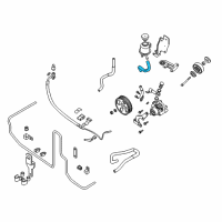 OEM Nissan Xterra Hose Assy-Suction, Power Steering Diagram - 49717-EA200