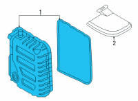 OEM Hyundai COVER-VALVE BODY Diagram - 45280-3D500