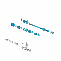 OEM 2002 Kia Optima Shaft Assembly-Drive, LH Diagram - 495003C643