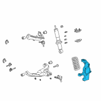 OEM 2005 Chevrolet Colorado Knuckle Diagram - 19303834