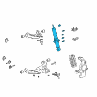 OEM 2009 GMC Canyon Strut Diagram - 20931004