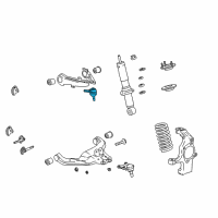 OEM 2009 GMC Canyon Upper Ball Joints Diagram - 89040241