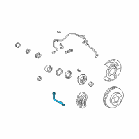 OEM 2000 Toyota 4Runner Brake Hose Diagram - 90947-02862