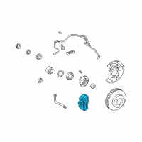 OEM Toyota 4Runner Caliper Diagram - 47730-35120