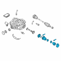 OEM BMW X6 Repair Kit Bellows, Exterior Diagram - 33-21-7-608-178