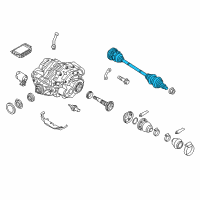 OEM BMW X6 Cv Axle Assembly Rear Left Diagram - 33-20-7-607-922