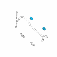 OEM 1997 Ford F-150 Stabilizer Bar Insulator Diagram - F75Z-5484-EA