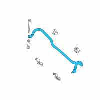 OEM Ford F-250 Stabilizer Bar Diagram - F75Z-5482-BA