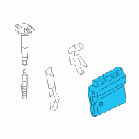 OEM 2009 Pontiac Vibe ECM Diagram - 19205570