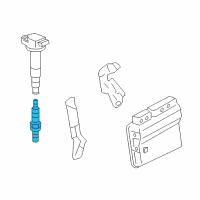 OEM 2010 Pontiac Vibe Spark Plug Diagram - 19185438