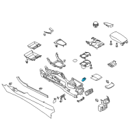 OEM 2013 Ford Fusion Holder Diagram - DS7Z-5413562-AA