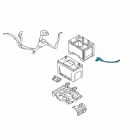 OEM 2012 Hyundai Sonata Battery Negative Cable Diagram - 37180-3Q010