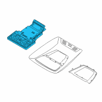 OEM BMW 528i Repair Kit, Switch Cluster, Roof Diagram - 61-31-9-232-055