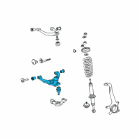 OEM 2006 Toyota Tacoma Lower Control Arm Diagram - 48068-04040