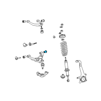 OEM 2010 Toyota Tacoma Lower Control Arm Rear Bushing Diagram - 48655-04020