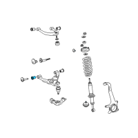 OEM 2009 Toyota Tacoma Lower Control Arm Front Bushing Diagram - 48654-04040