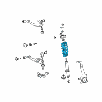 OEM 2012 Toyota Tacoma Coil Spring Diagram - 48131-04591